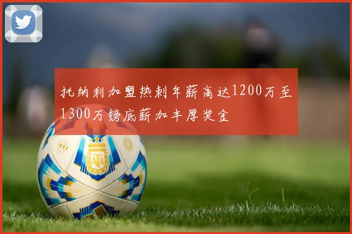 托纳利加盟热刺年薪高达1200万至1300万镑底薪加丰厚奖金